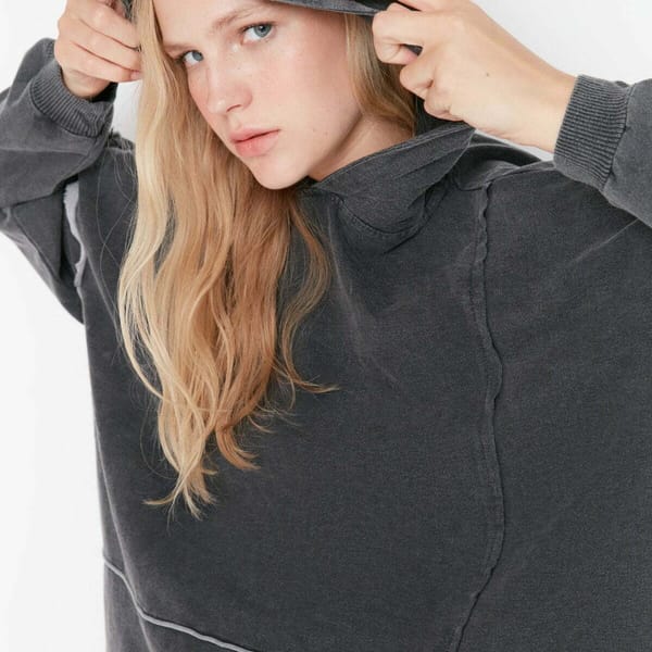 Loose Thin Knitted Hoody