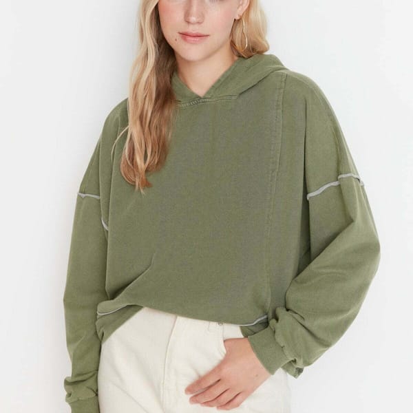 Loose Thin Knitted Hoody