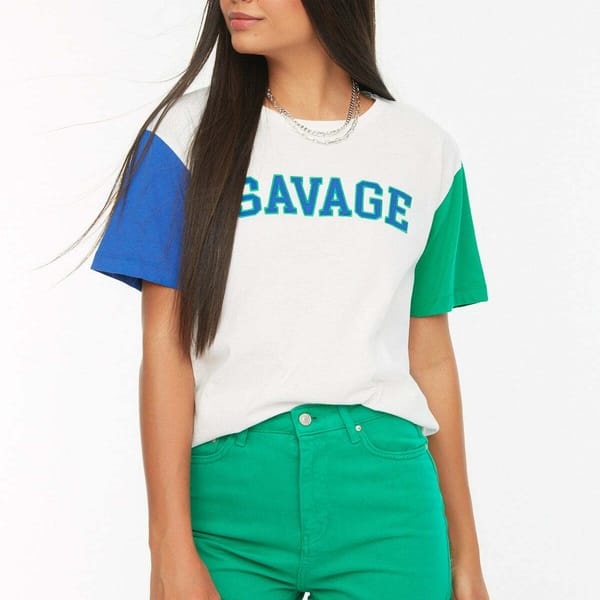 Green Roll Hem Denim Women's Shorts