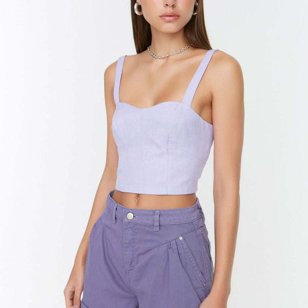 Roll Hem Denim Women's Shorts