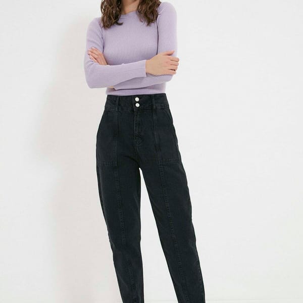 High Waist Mom Women's Jeans