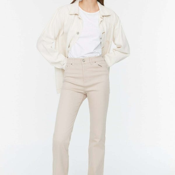 High Waist Flared Women's Wide Leg Jeans