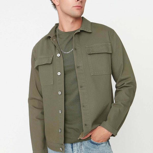 Men's Essential Denim Shirt Jacket