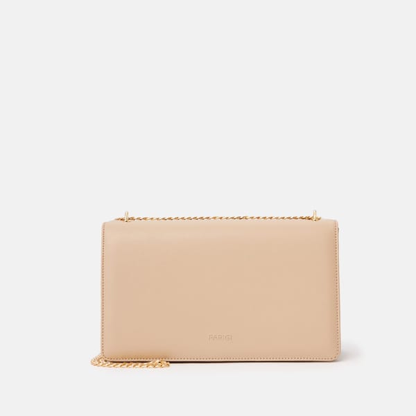 Parigi Flap Pale Beige Women's Shoulder Bag - Shoulder Bags