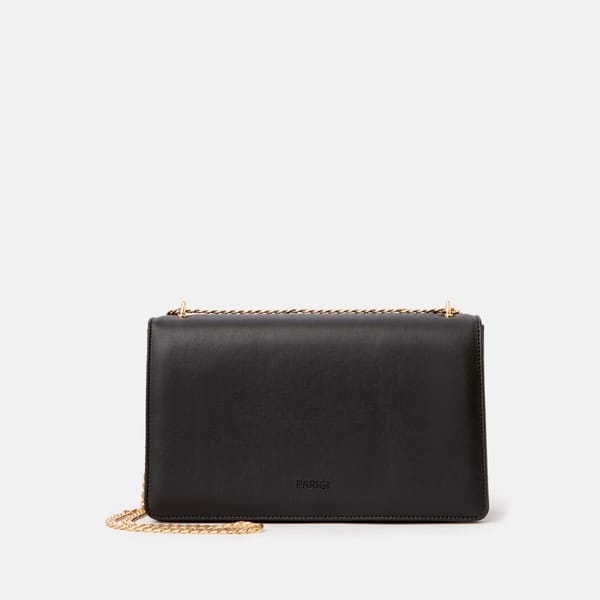 Parigi Flap Black Women's Shoulder Bag - Shoulder Bags