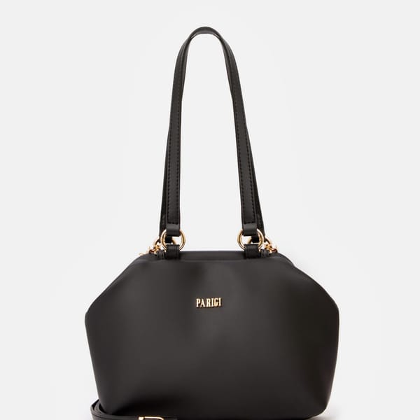 Parigi Black Trapeze Women's Shoulder Bag - Shoulder Bags
