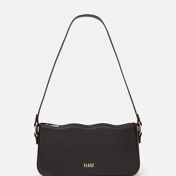 Parigi Women's Black Baguette Shoulder Bag - Shoulder Bags