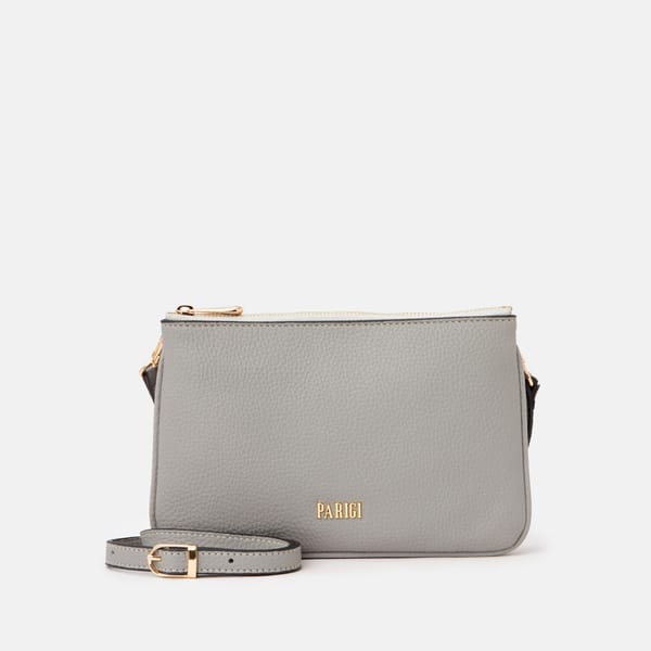 Parigi Women's Grey Shoulder Bag - Shoulder Bags
