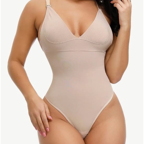 Grape 'Curve Creator' Bodysuit - Biege