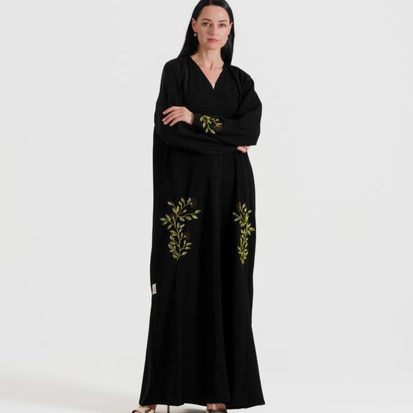 Women's Women's Green Nerve Abaya