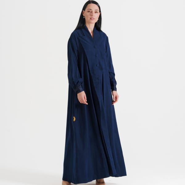 Women's Navy Chamua Abaya