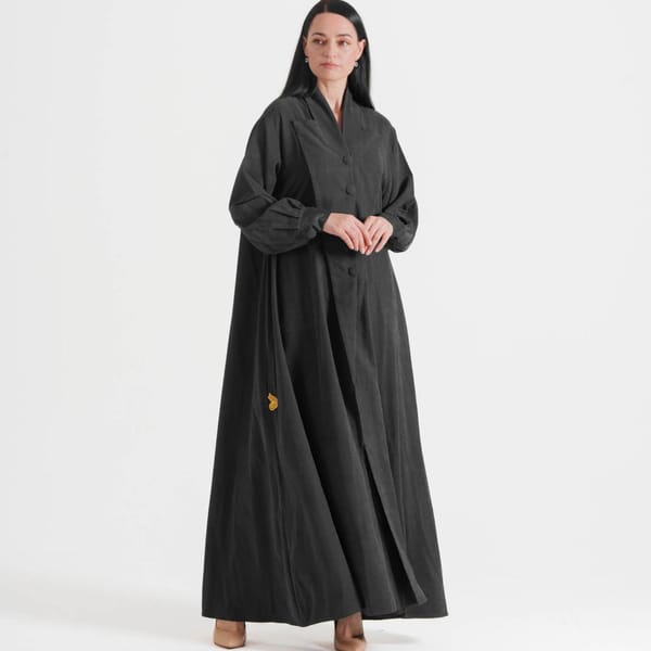 Women's Black Chamua Abaya