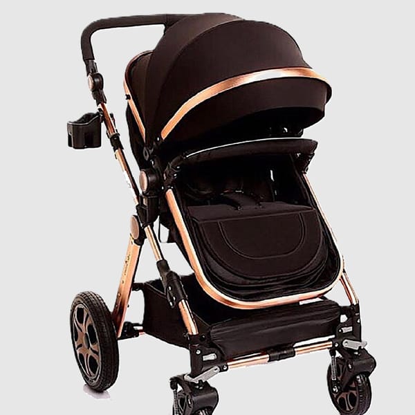 Pikkaboo 3In1 Luxury Pram Stroller