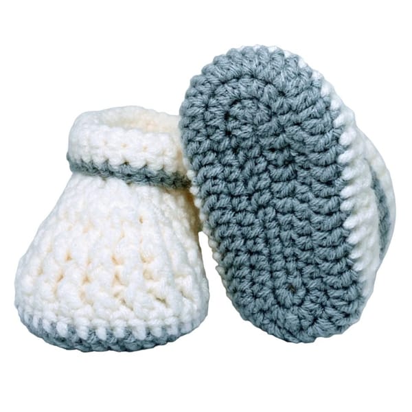 Pikkaboo Cuddles And Snuggles Crochet Baby Booties