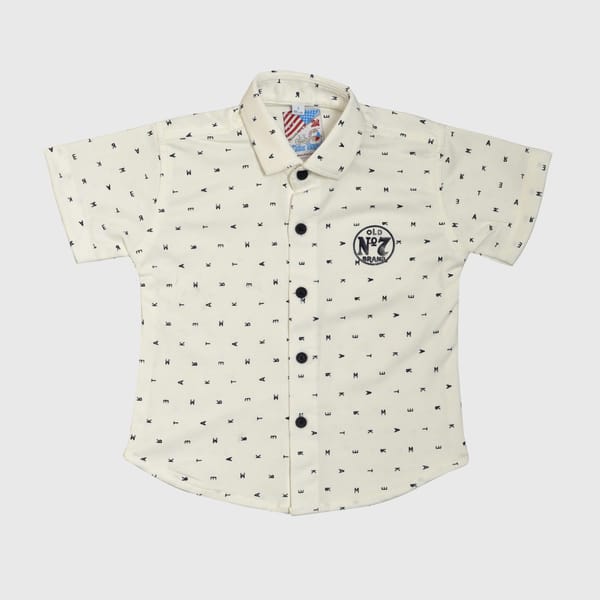 Jamaican White Pant Set - White Printed Shirt With Pants