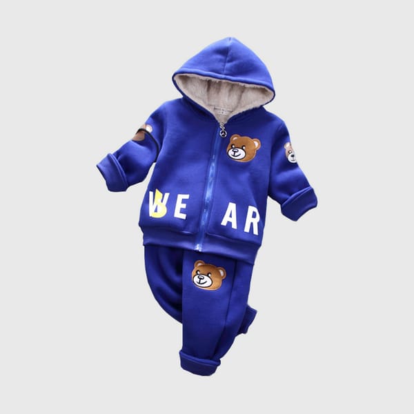Cozy Teddy Hood Set For Chilly Days