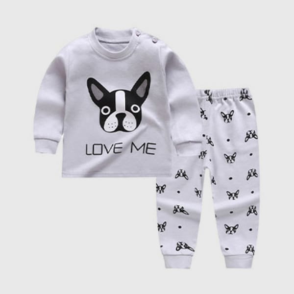 ‘Love Me’ Puppy Pajama Set