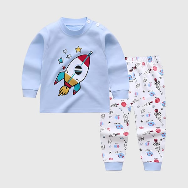 Explore The Stars In Comfort With Our Rocket Pajama Set