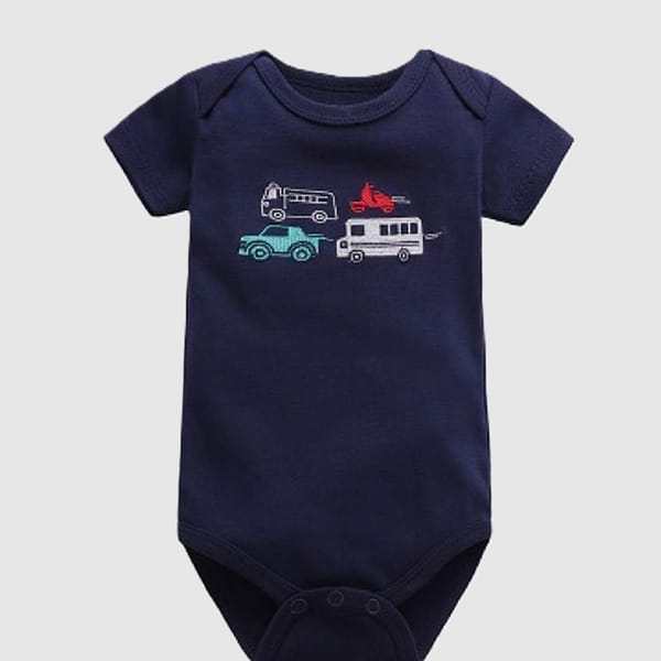 I Love Cars Pure Cotton Onesie - The Perfect Blend Of Comfort And Style