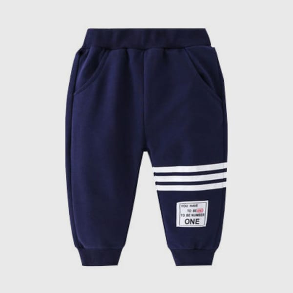 Stylish Comfort - Navy Blue Full-Length Carson Joggers
