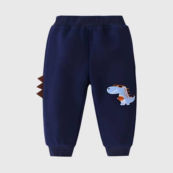 Navy Blue Dino Joggers For Comfort And Style