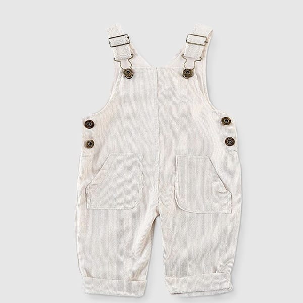 Stylish And Comfortable Beige Overall Jumpsuit