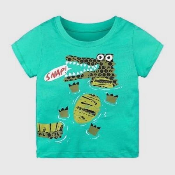 Crocodile Snap Printed T-Shirt