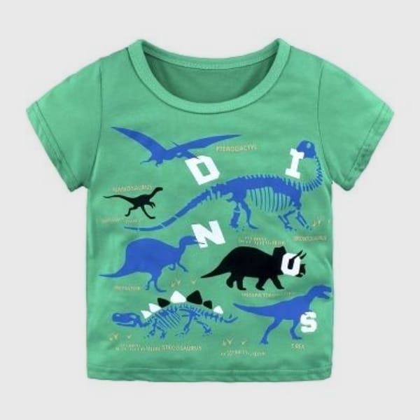 Multi Dino Printed T-Shirt