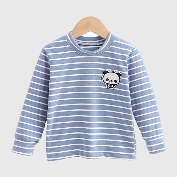Panda T-Shirt In Blue - Embrace Your Love For Pandas With Style