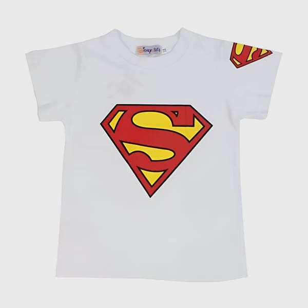 Superman Printed T-Shirt White