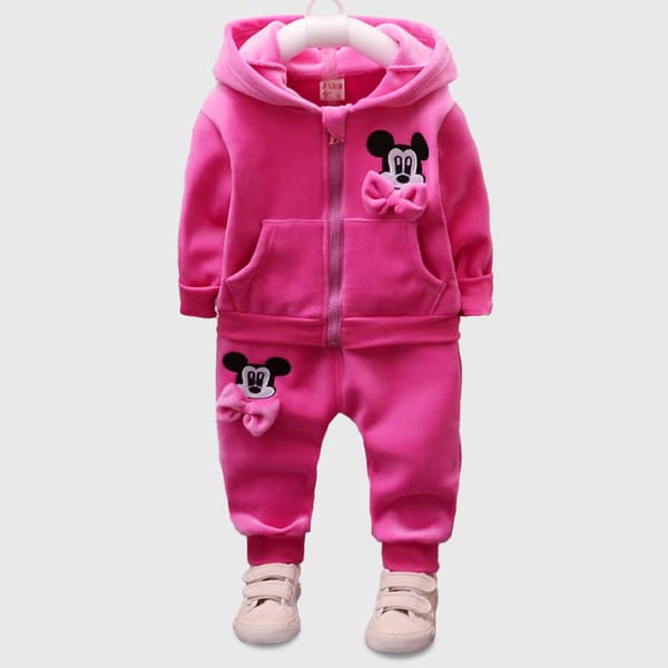 Minnie Mouse Velvet Set