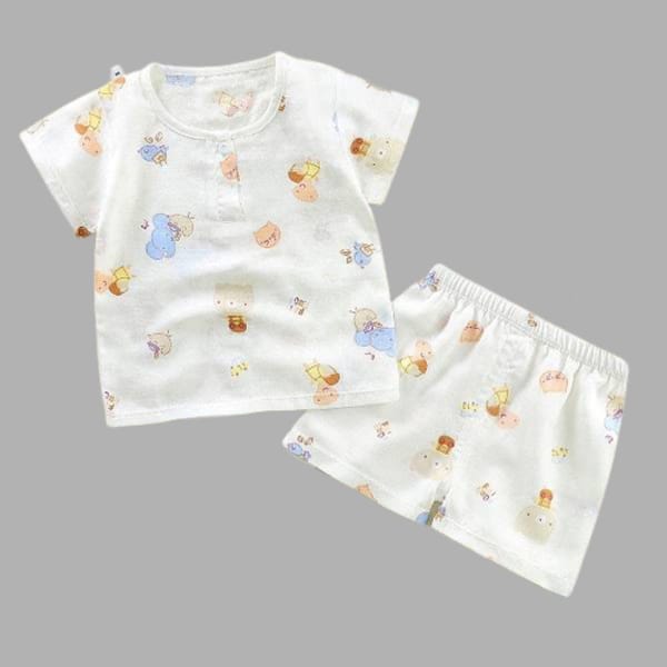 Pure Gauze Cotton Unisex Summer Shorts Set – Wild Ones
