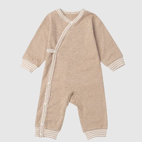Alfie Beige Jumpsuit In 100% Organic Cotton
