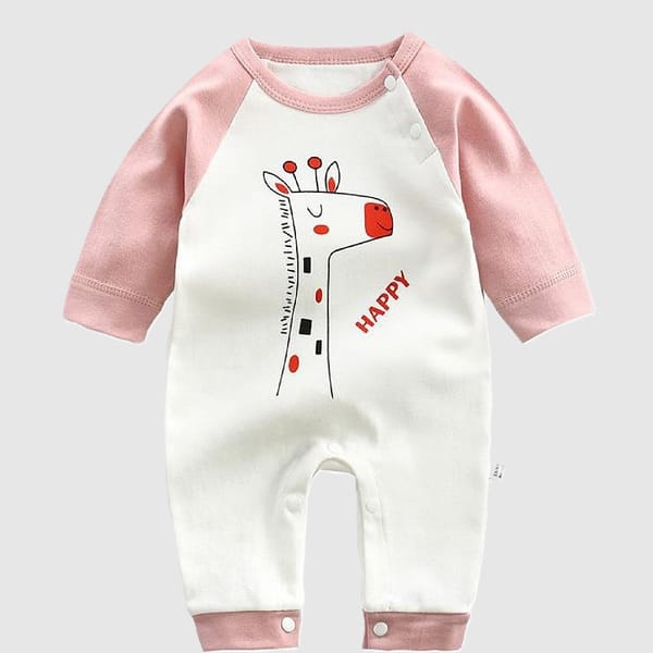 Adorable Happy Giraffe Jumpsuit For Your Little One