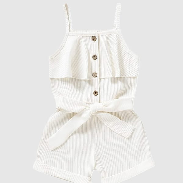Ines Playsuit White