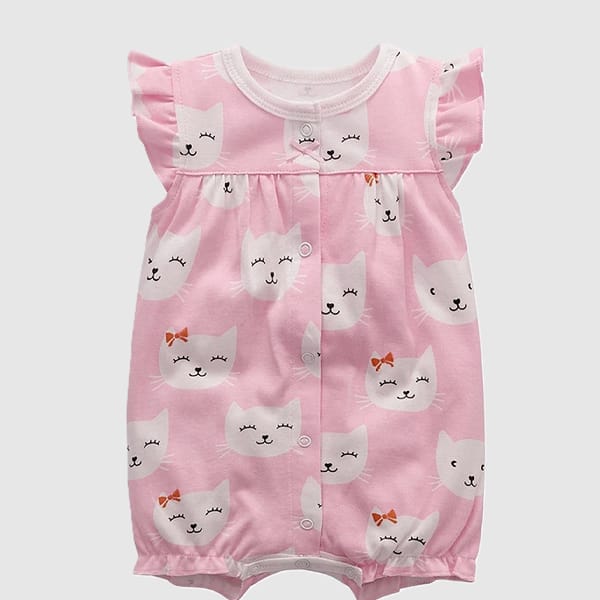 Adorable Cattie Romper In Pure Cotton