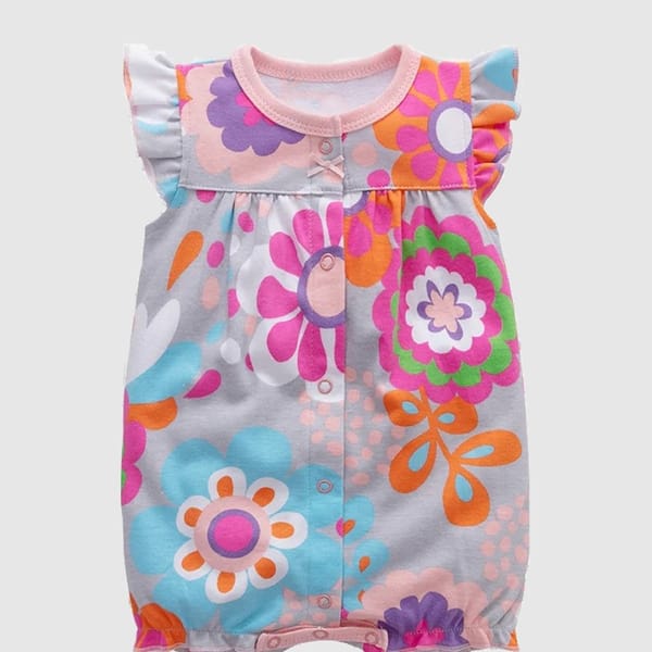 Floral Pure Cotton Romper