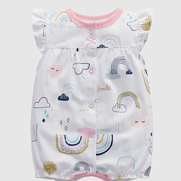Rainbow Romper Pure Cotton