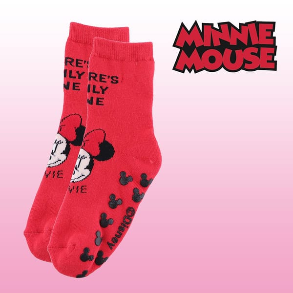 Disney Minnie Pack Of 1 Kids Anti Slip Socks
