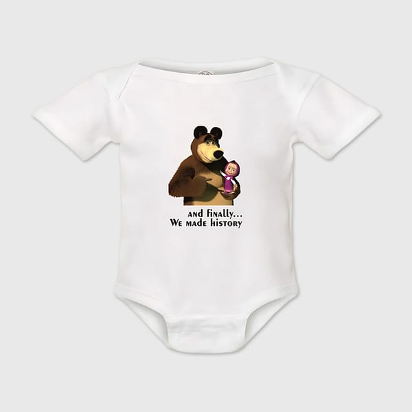 Masha and the Bear Baby Bodysuit Onesie