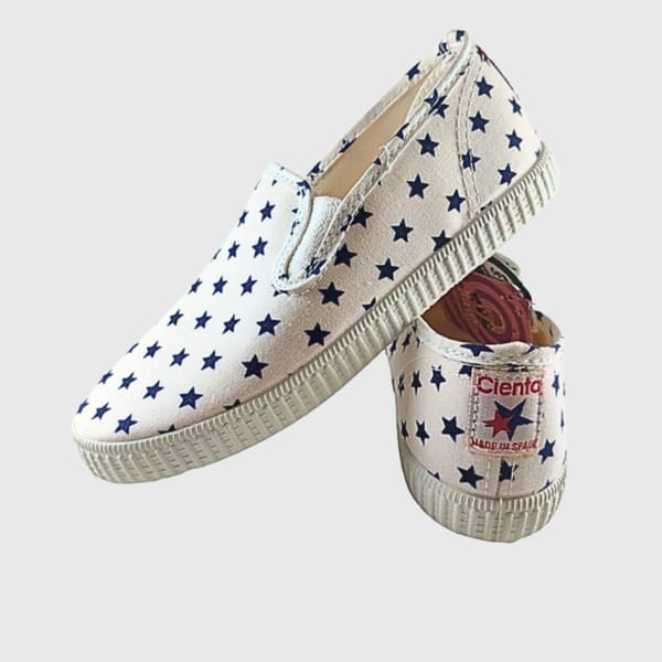 Cienta Blanco Star Elastico Kids Comfort Shoes