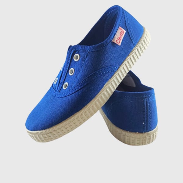 Cienta Indigo Eyelet Elastico Comfort Shoes