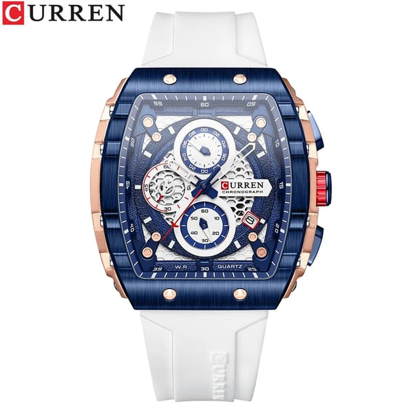 CURREN Unique Rectangular Sports Watch – Bold Design & Everyday Functionality