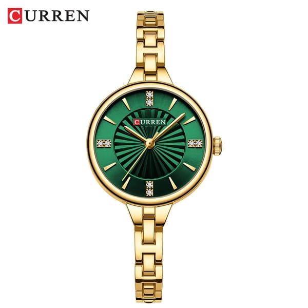 Women’s Luxury Quartz Watch - Rhinestone Dial with Waterproof Design