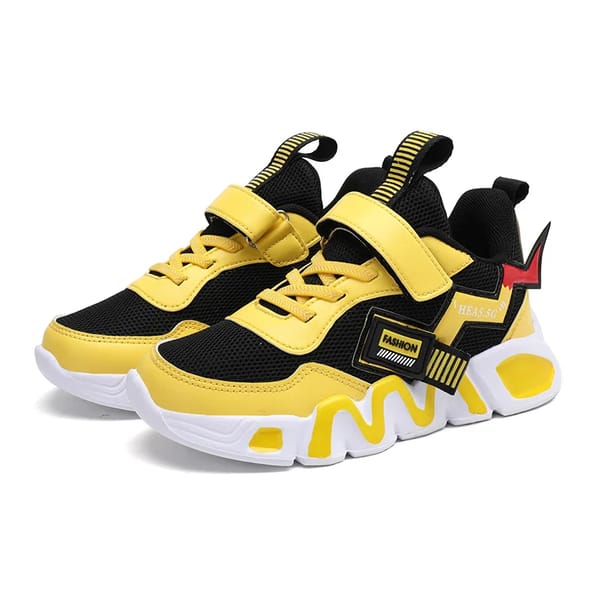 Cartoon Mesh Sneakers - Breathable Sport Shoes for Boys