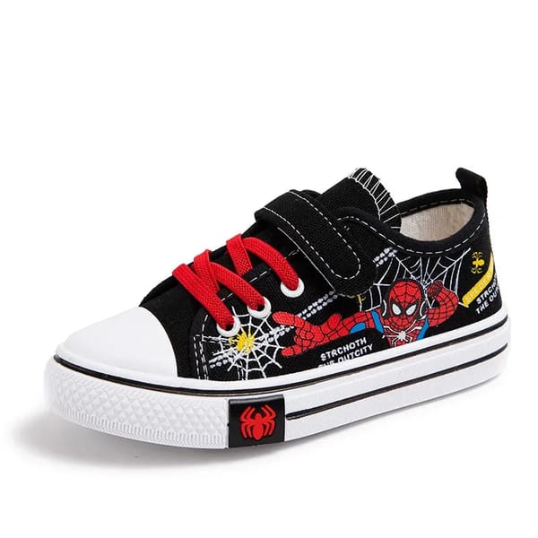 Spiderman Kids' Canvas Sneakers - Stylish & Breathable Casual Shoes