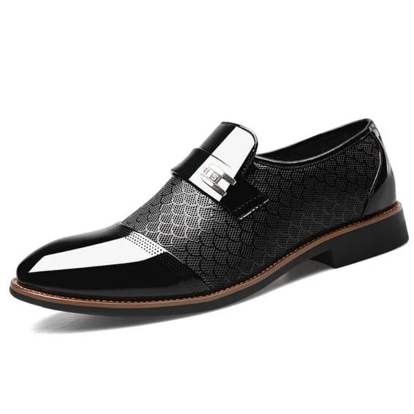 Luxury Men's Oxford Brogue Dress Shoes – Italian-Style Lace-Up