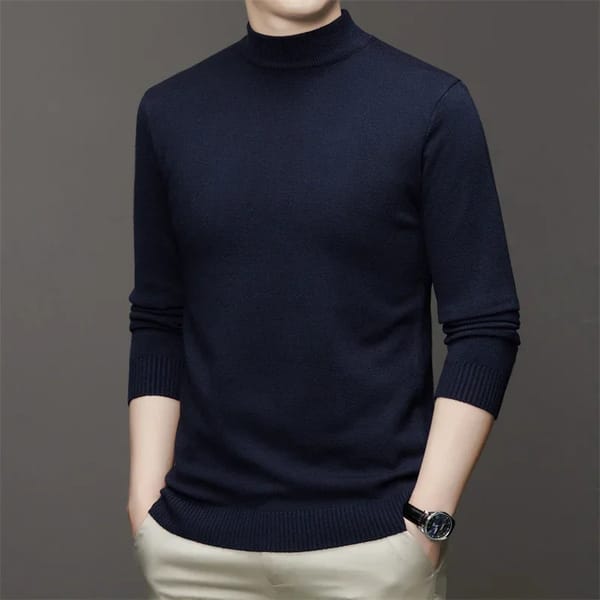 Half High Neck Sweater – Soft, Warm, and Comfortable Casual Top