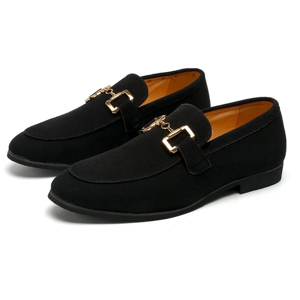 Suede Leather Horsebit Loafers – Formal & Casual Elegance