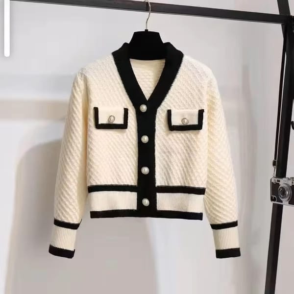 Women's Loose Knit Long-Sleeve Cardigan